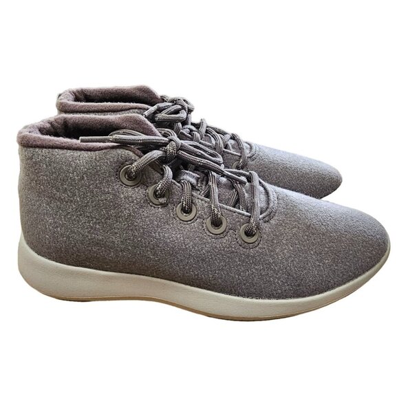 Allbirds Merino Wool Runner-Up Mizzle Sneakers W8 Medium Grey New - Picture 4 of 10